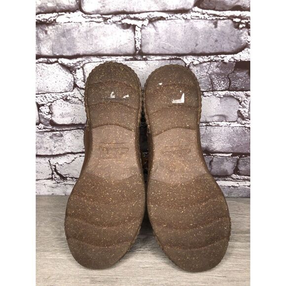 Clarks Collection Caroline Cove Brown Leather Zip Comfort Shoes Women 7.5M US/38 - Picture 6 of 16